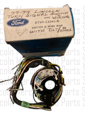 Switch and Mounting Plate, Turn Signal With Tilt- NOS